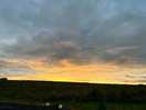 Sunset from the van