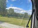 View out our caravan window