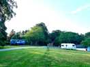 Open field camping