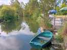 The mill pond at the campsite