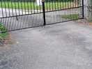 Gates padlocked