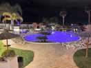 Poolside by night