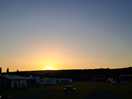 Lovely sunset at the site.
