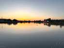 Sunset over the lake