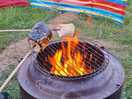 Smores on the firepit