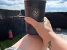 Peaceful morning coffee