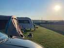 Sunrise over the campsite