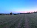 As the sun was setting