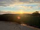 Sunset on the farm