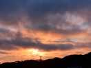 Night time sun set