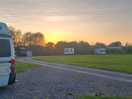 Sunset across the field