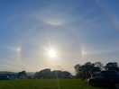 Amazing solar phenomen occurred while we were on site - so beautiful!