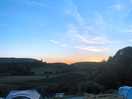 Sunset over camp