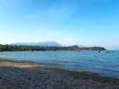Plage en bas du camping