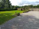 Our view of this lovely site's pitches and garden.