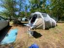 Our tent and pitch