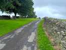 Road looking away from the site