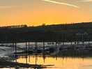Kirkcudbright sunset from harbour
