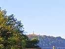 Great view of nearby hill.
