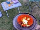 We started a firepit on the final evening!