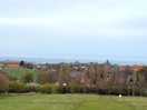Beautiful scenery from top of the dog walking field.