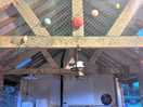 Inside the barn
