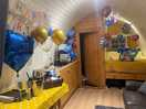 The pod all done up for the birthday boy’s surprise 😍