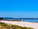 Nairn beach accessible from within thecampsite.