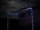 At night