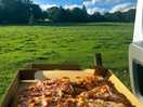 Pizza collected from local town enroute.