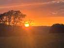 Beautiful evening sunset