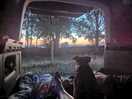 View from the van