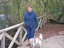 Me and lucie on site bridge