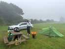 Setting up camp