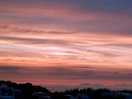 The evening sunset