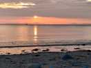 Sun set on the local beach