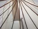Wonderful structure inside the tipi
