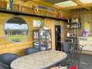 Kitchen and communal dining area