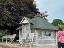 Fire pit hut
