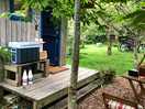 Shepherds hut in the woods