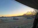 Beautiful frosty sunrise