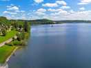 Lake from drone
