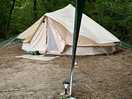 Woodland bell tent.