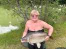 Carp caught in the bottom lake