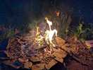Fire in the dark