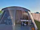 Camp set up, good sized pitch
