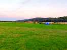 View across the camping field