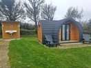 Pod with 'ensuite'. it's a separate building right next to the pod which is for your use only.