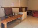 Kitchen facilities in the barn