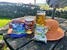 Milecastle inn beer garden